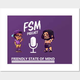 Friendly State of Mind Logo Posters and Art